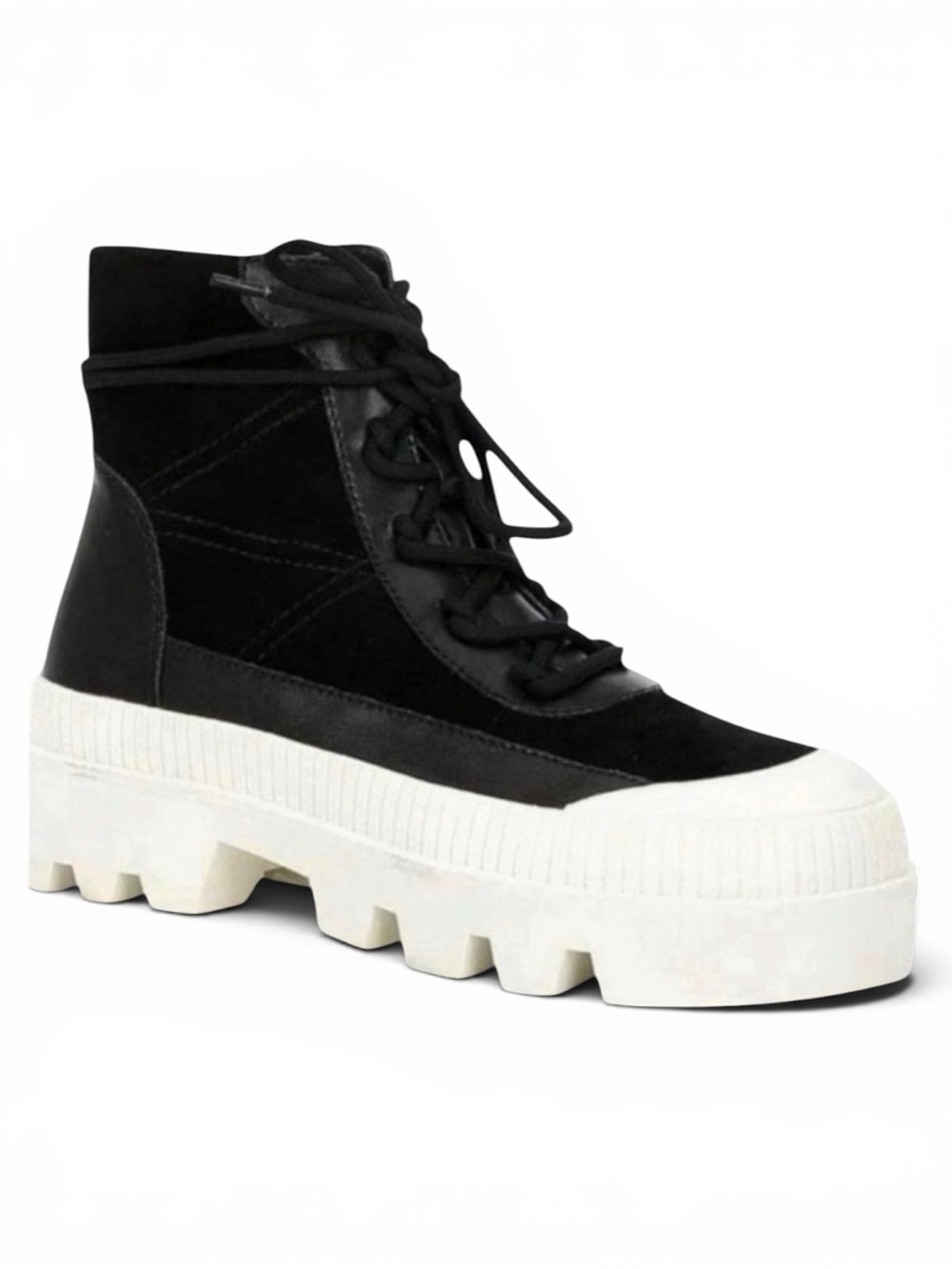 GIANNI BINI Lug Sole Platform Booties